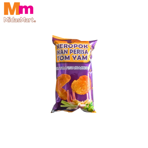 CAP MENARA FISH CRACKERS TOM YUM FLAVOR (50G)