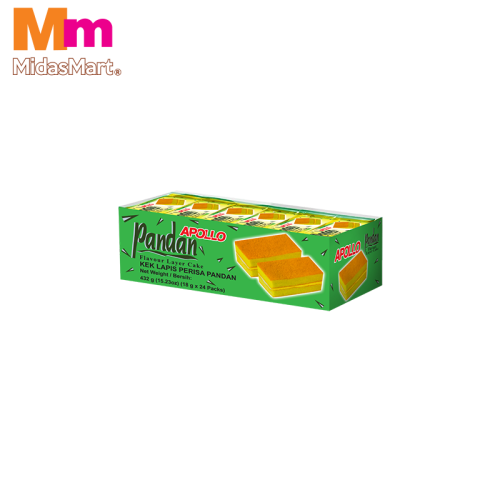 APOLLO LAYER CAKE PANDAN 2.0 (8 X 25G)