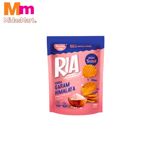 RIA POTATO CHIPS HIMALAYAN SALT FLAVOR (100G)