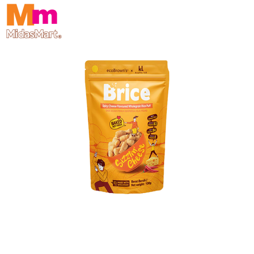 ECOBROWN'S BROWN RICE CRISPS SPICY CHEESE FLAVOR (100G)