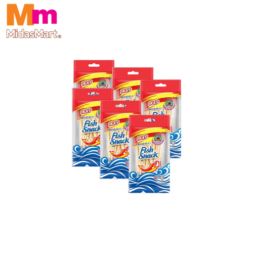 IKA'S FISH SNACK ORIGINAL SHREDDED (6 X 5G)