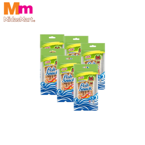 IKA'S FISH SNACK HOT & SPICY SHREDDED (6 X 5G)