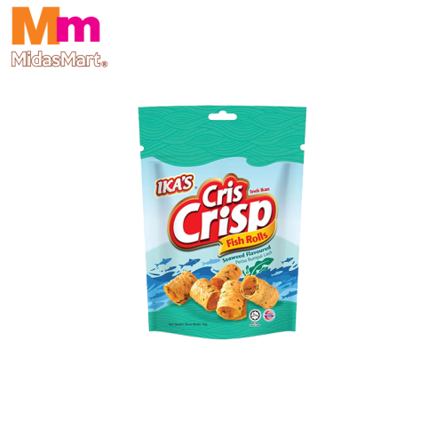 IKA'S CRISPY CRISP FISH ROLLS SEAWEED FLAVOR (52G)