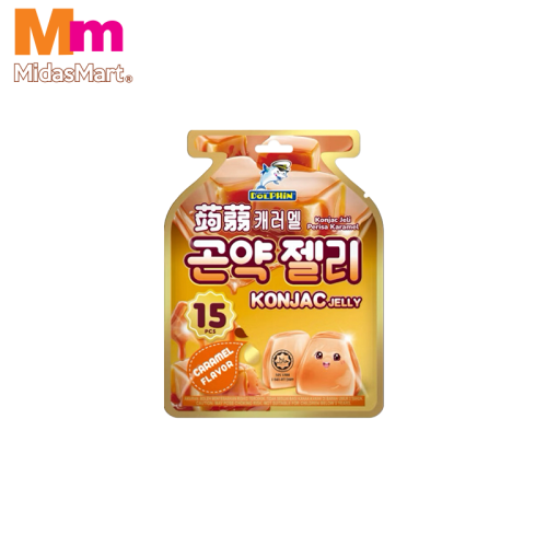 DOLPHIN KONJAC JELLY CARAMEL FLAVOR (300G)