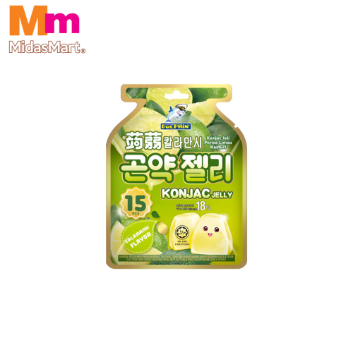 DOLPHIN KONJAC JELLY CALAMANSI FLAVOR (300G)