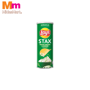 LAY'S STAX POTATO CRISPS - SOUR CREAM & ONION (100