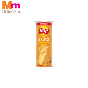 LAY'S STAX POTATO CRISPS - EXTRA CHEESE (100G)