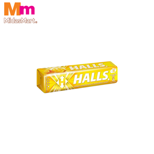 HALLS STICK CANDY HONEY LEMON (34G)