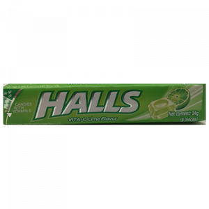 HALLS VITA-C LIME 1X34G