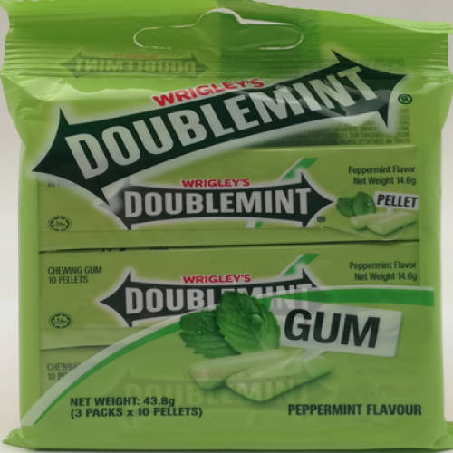 DOUBLEMINT CHEWING GUM PELLET 1X3X14.6G