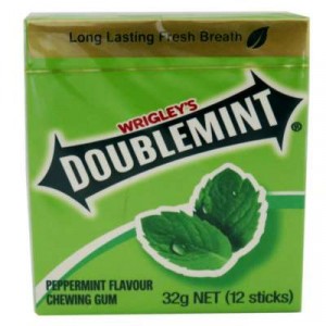 DOUBLEMINT GOLD CHEWING GUM 1X12S