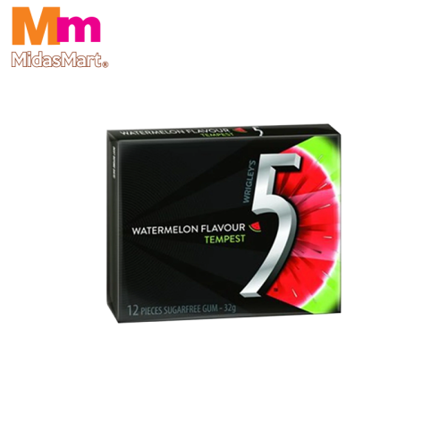 WRIGLEY'S 5 GUM TEMPEST WATERMELON (12S)