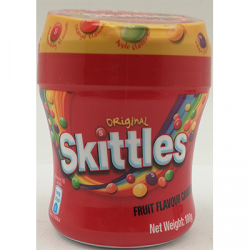 SKITTLES BIGGIE BOTTLE 1X100G