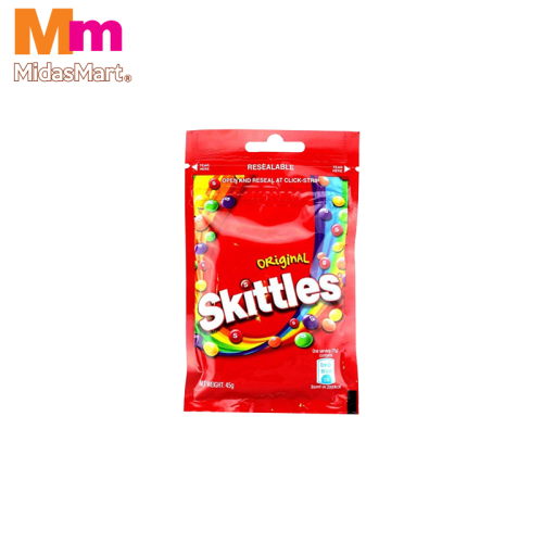 SKITTLES ORIGINAL CHEWY FRUIT CANDY (45G)