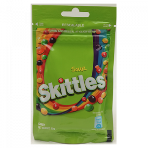 SKITTLES RSB SOUR 1X40G