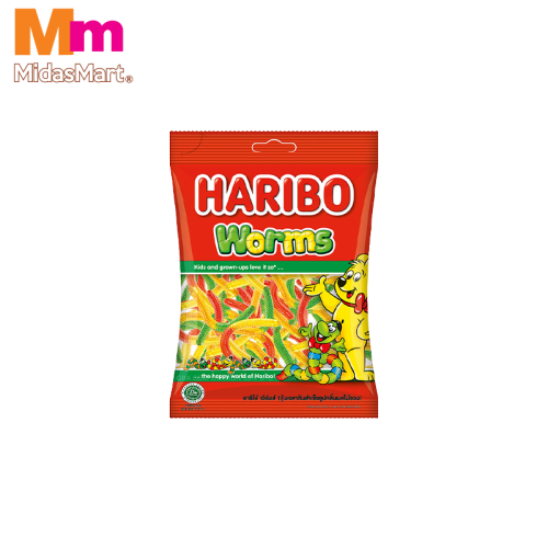 HARIBO WORM GUMMY CANDY (80G)