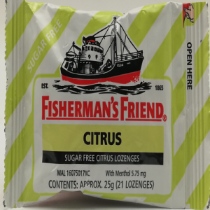 FISHERMAN'S FRIEND SUGAR FREE CITRUS (25G)