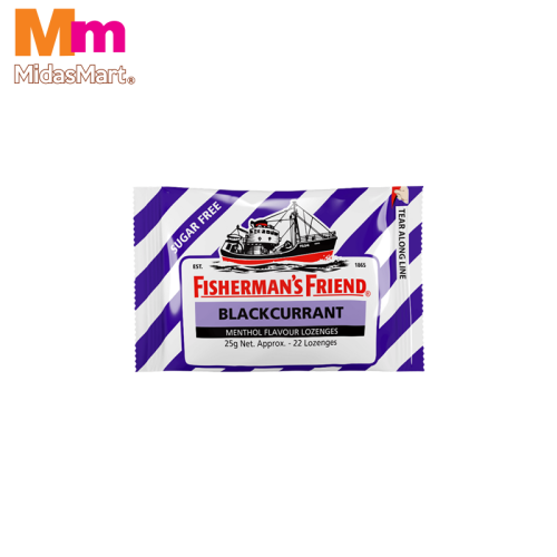 FISHERMAN'S FRIEND SUGAR FREE BLACKCURRANT (25G)