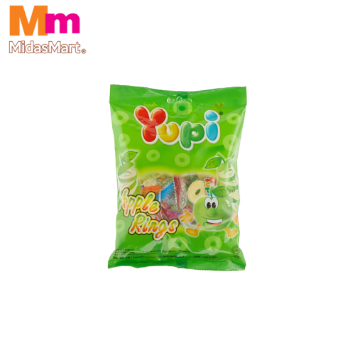YUPI APPLE RING GUMMY CANDY (110G)