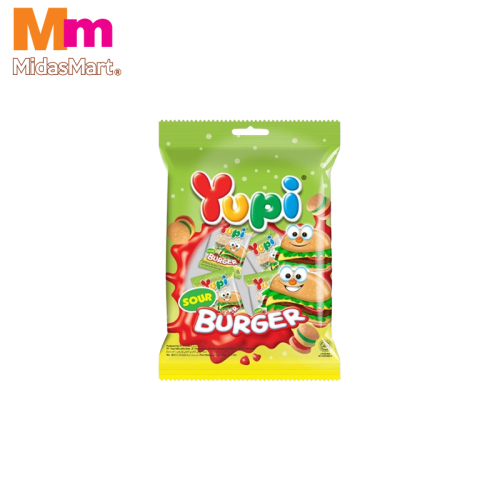 YUPI SOUR BURGER GUMMY CANDY (84G)