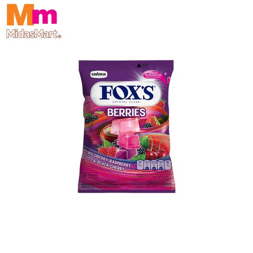 FOX'S CRYSTAL CLEAR BAG BERRIES (90G)