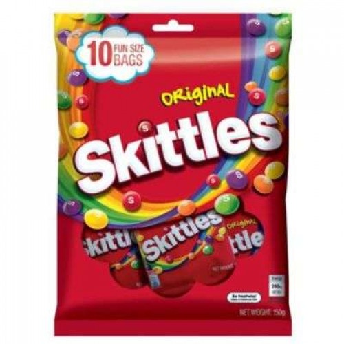 SKITTLES ORIGINAL SHARE BAG 1X150G