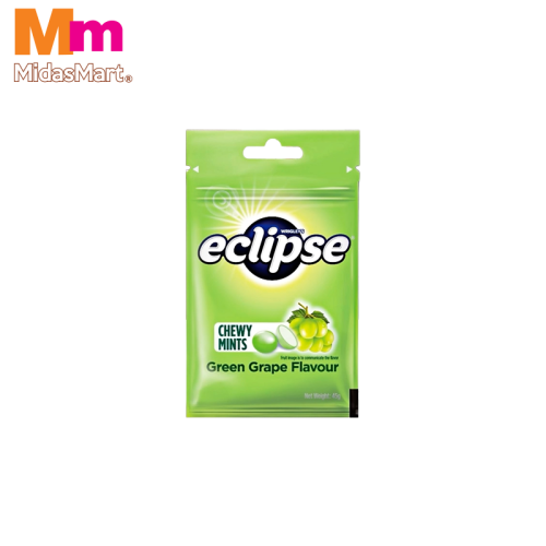 WRIGLEY'S ECLIPSE CHEWY MINTS GREEN GRAPE (45G)