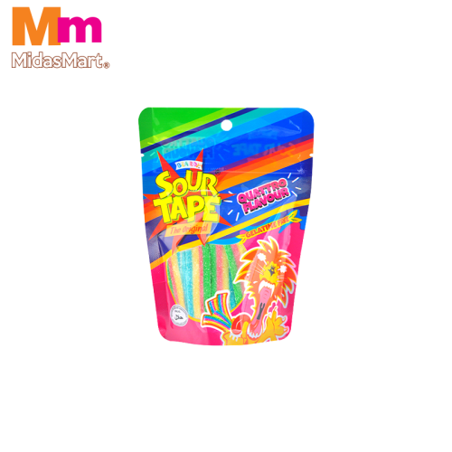 BEARDY SOUR TAPE QUATTRO MULTI-FLAVOR (100G)