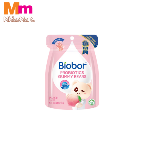 AMOS BIOBOR PROBIOTICS PEACH GUMMY (45G)