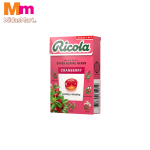 RICOLA CRANBERRY SWISS HERBAL DROPS (40G)