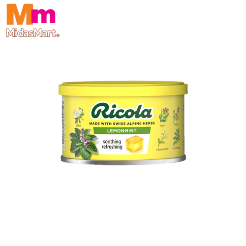 RICOLA LEMON MINT SWISS HERB CANDY (100G)