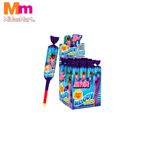 CHUPA CHUPS MELODY POPS WHISTLE LOLLIPOP (16 X 15G)