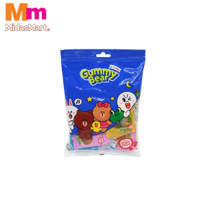 LINE FRIENDS GUMMY BEAR ASSORTED (90G)