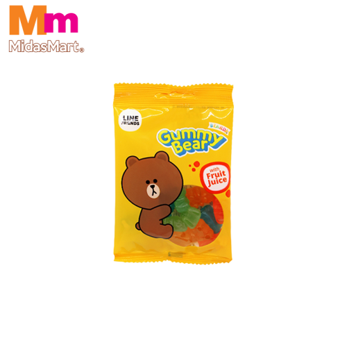 LINE FRIENDS GUMMY BEAR POCKET PACK (30G)