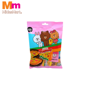 LINE FRIENDS GUMMY PIZZA SHARING PACK (90G)