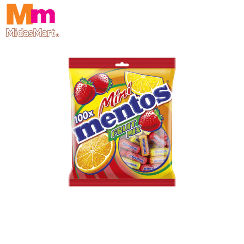 MENTOS MINI FRUIT MIX BULK PACK (100 X 10G)