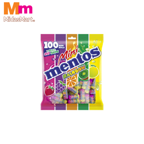 MENTOS MINI RAINBOW BULK PACK (100 X 10G)