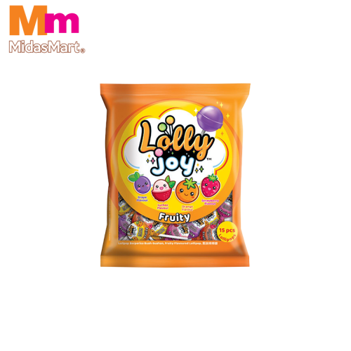 LOLLYJOY FRUITY LOLLIPOP VALUE PACK (400G)