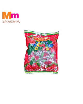 SUGALOVA STRAWBERRY LOLLIPOP BAG (480G)