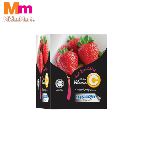 SUGALOVA VITAMIN C STRAWBERRY FLAVOR VALUE PACK (12 X 24G)