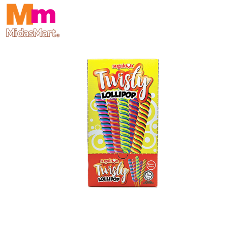 SUGALOVA TWISTY LOLLIPOP VALUE PACK (24 X 35G)
