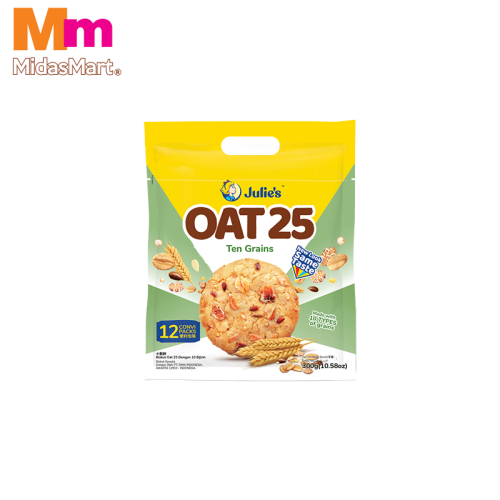 JULIE'S OAT 25 TEN GRAINS BISCUITS (300G)
