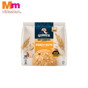 QUAKER OAT COOKIES WITH HONEY NUTS VALUE PACK (10 X 25G)
