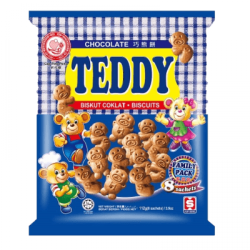 TEDDY CHOCOLATE BISCUIT 1X112G