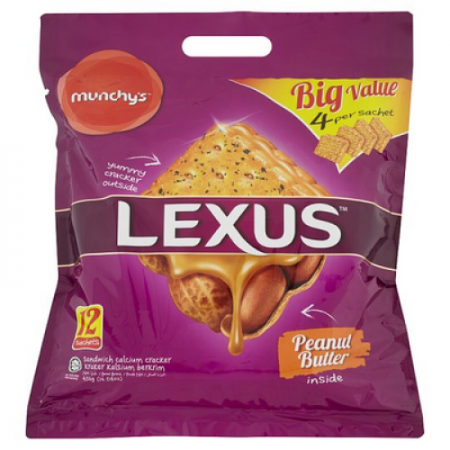 MUNCHY'S LEXUS PEANUT BUTTER SANDWICH 1X418G