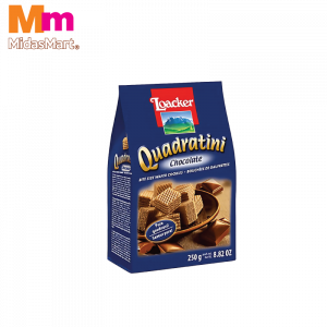 LOACKER QUADRATINI KAKAO 250G LOACKER QUADRATINI KAKAO 250G