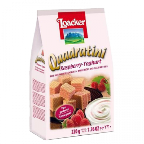 QUADRATINI RASBERRY YOGURT 1X220G