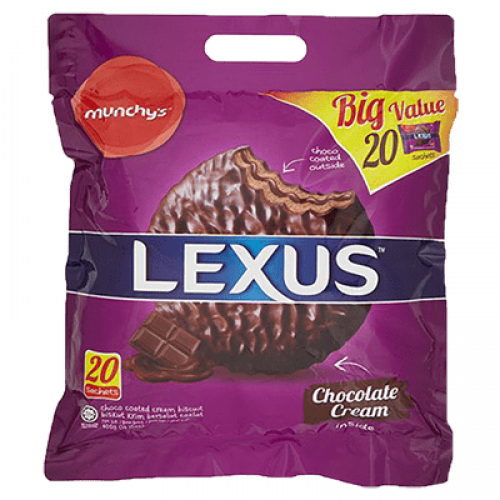 LEXUS CHOC COATED CHOCLATE 1X360G