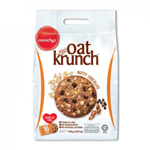 MUNCHY OATKRUCH NUTTY CHOC 1X390G