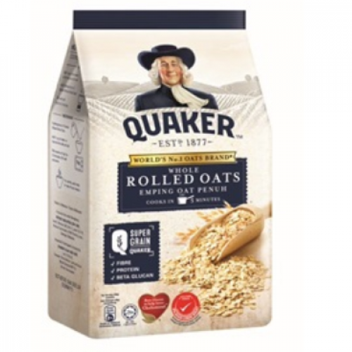 QUAKER WHOLE ROLLED OAT 1X800G